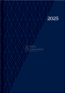 COLOR 2025, denní diář A5 BLUE / modrý